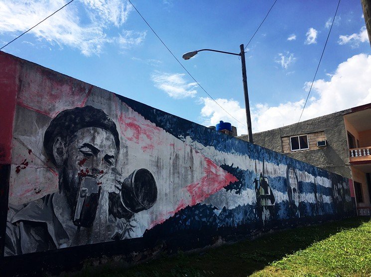 A mural in Matanzas